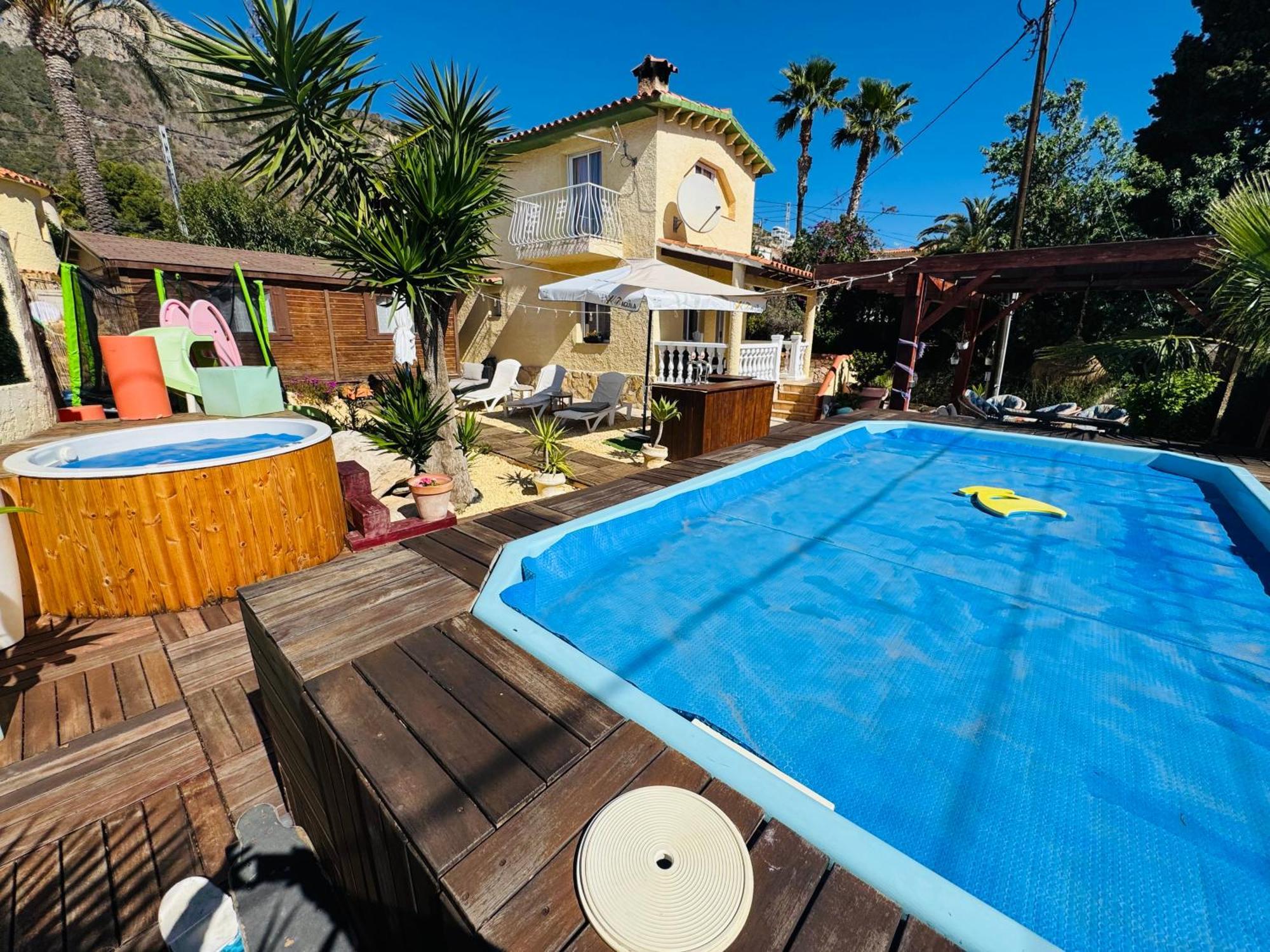 Calpe Chalet Privado Piscina A 5Min De La Playa Y Centro Jacuzzi Barbacoa Wifi Aire Exterior photo