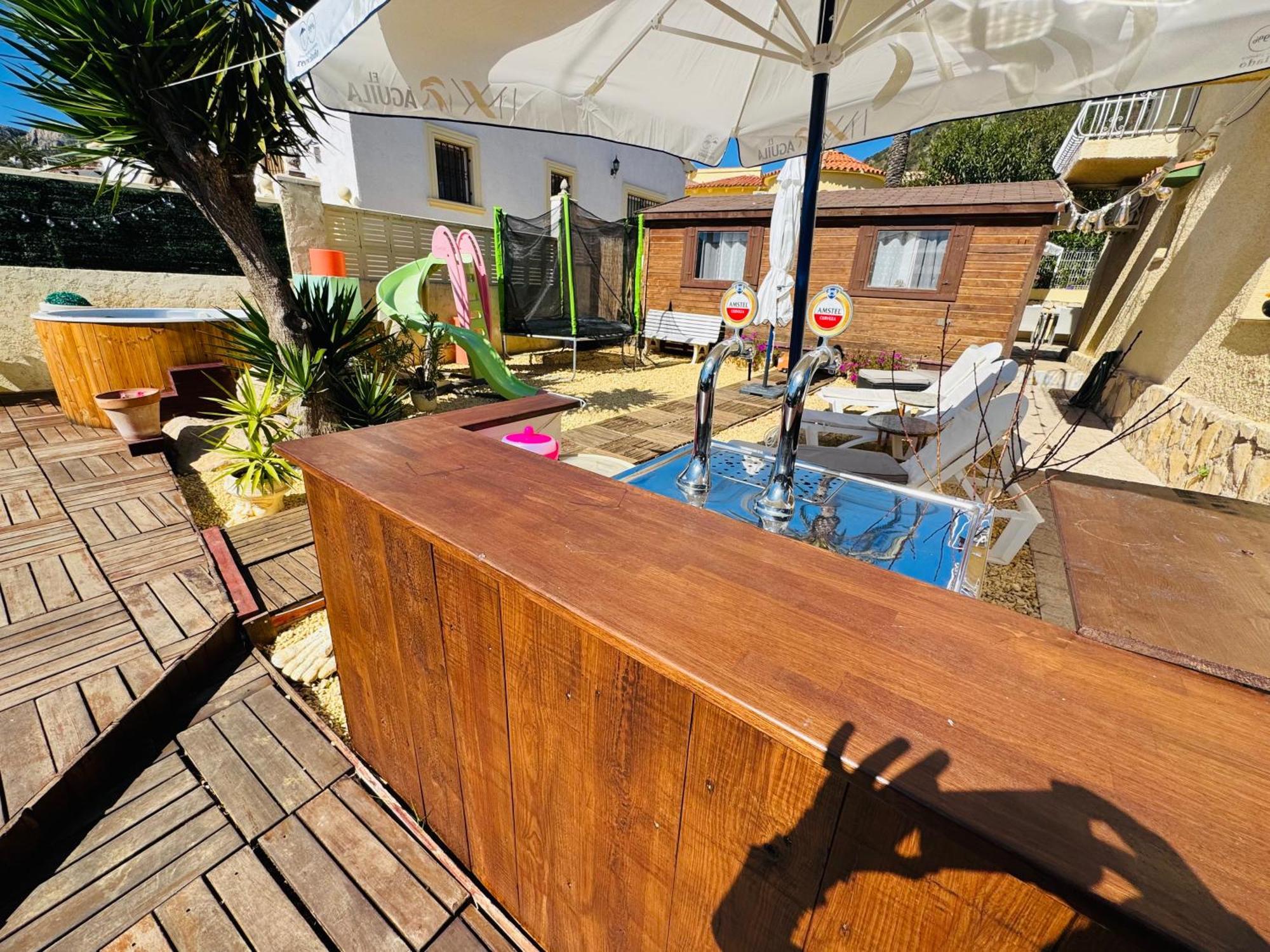 Calpe Chalet Privado Piscina A 5Min De La Playa Y Centro Jacuzzi Barbacoa Wifi Aire Exterior photo